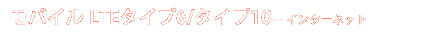 花巻モバイル LTEタイプ6/タイプ10 - インターネット